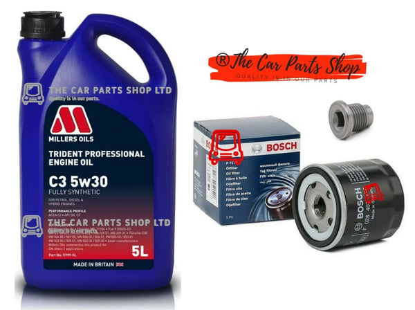 FITS MERCEDES A-CLASS A180 D MK3 MILLERS SERVICE KIT 5L MILLERS & BOSCH FILTER