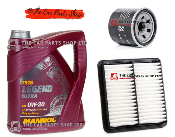 FOR MAZDA CX-3 2015> SERVICE KIT 5L 0W20 AND AIR + OIL FILTER SERVICE PACK