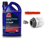 FITS AUDI A1 1.4 TFSI MK1 PREMIUM SERVICE KIT BOSCH OIL FILTER & MILLER'S OIL