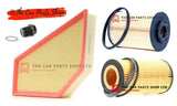 FOR VOLVO C70 D5 2.4 MK2 SERVICE FILTER KIT FUEL OIL AND AIR FILTER NEW PLUG INC