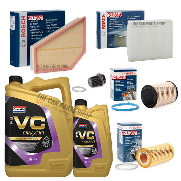 COMPLETE BOSCH SERVICE FOR  VOLVO C70 D5 2.4 MK2 FULL KIT BRAND NEW
