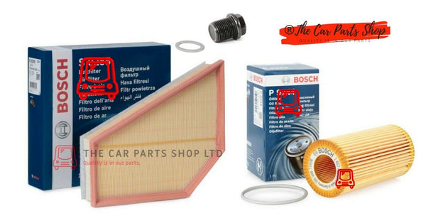 FOR  VOLVO C70 D5 2.4 MK2 BOSCH SERVICE FILTER PACK AIR FILTER OIL FILTER + PLUG