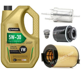FOR VW SCIROCCO 1.4 PETROL MK3 SERVICE KIT 5L OIL & NEW FUEL AIR OIL PLUG KIT