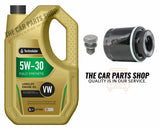 FOR VW SCIROCCO 1.4 PETROL MK3 SERVICE KIT NEW OIL FILTER AND 5L ENGINE OIL