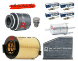 FOR VW SCIROCCO 1.4 PETROL MK3 SERVICE FILTER KIT COMPLETE KIT 4 X BOSCH PLUGS