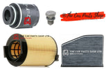 FOR VW SCIROCCO 1.4 PETROL MK3 SERVICE FILTER KIT CABIN AIR AND OIL + SUMP PLUG