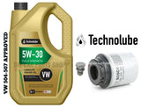FOR VW SCIROCCO 1.4 TSI 2009-2015 BOSCH SERVICE KIT 5L OIL + BOSCH OIL FILTER OE