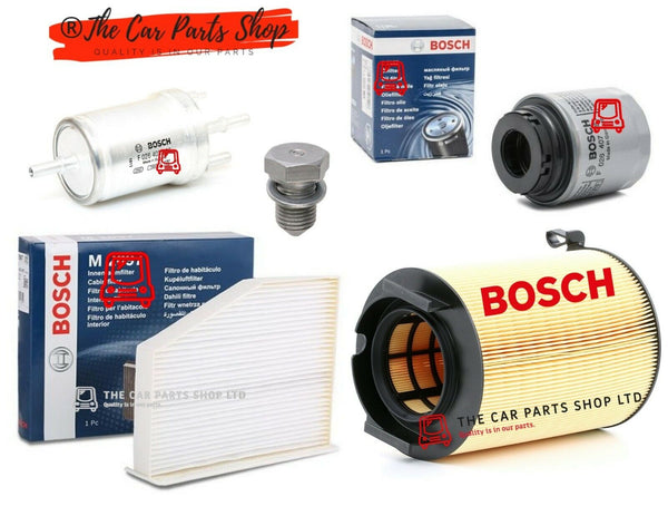 FOR VW SCIROCCO 1.4 TSI 09-15 BOSCH SERVICE FILTER KIT ALL BOSCH FILTERS NEW OE