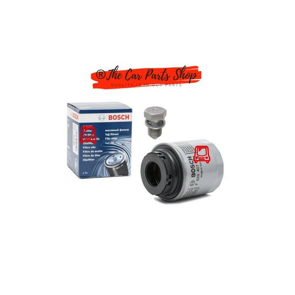 FOR VW SCIROCCO 1.4 TSI 09-15 BOSCH OIL FILTER AND NEW SUMP PLUG FOR SERVICE KIT