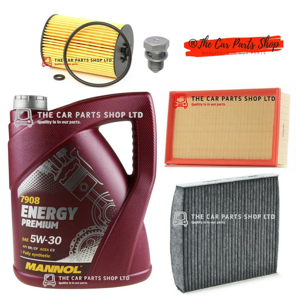 SERVICE KIT FOR SEAT LEON SPORT TOURER 1.6 DIESEL 5L OIL + AIR OIL CABIN NEW