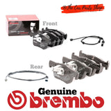 FRONT & REAR GENUINE BREMBO BRAKE PAD FOR BMW 320D F31 2.0 OE QUALITY