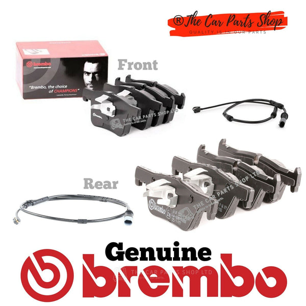 FRONT & REAR GENUINE BREMBO BRAKE PAD FOR BMW 320D F31 2.0 OE QUALITY