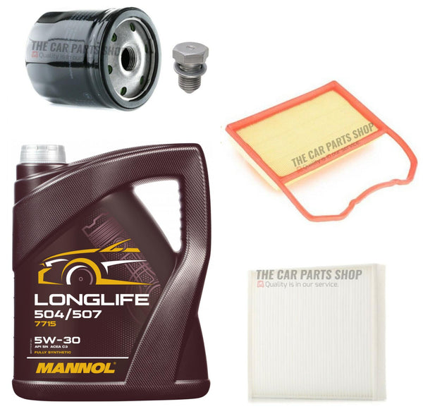 FOR VW POLO 1.0 PETROL MK5 SERVICE KIT 5L LONGLIFE WITH 3 NEW FILTERS KIT