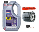 FOR VW POLO 1.0 PETROL MK5 SERVICE KIT 5L GRANVILLE OIL & OIL FILTER DRAIN PLUG