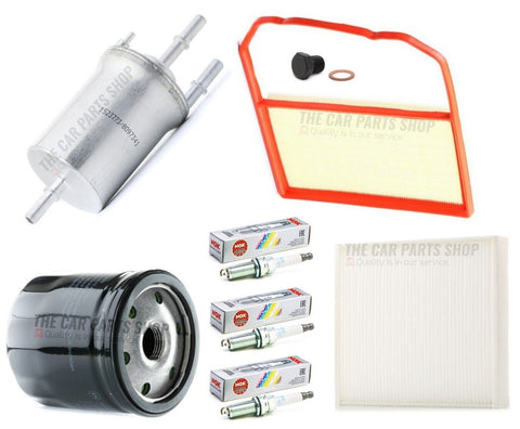 FITS VW POLO 1.0 PETROL MK5 SERVICE FILTERS KIT FULL KIT WITH NGK SPARK PLUGS