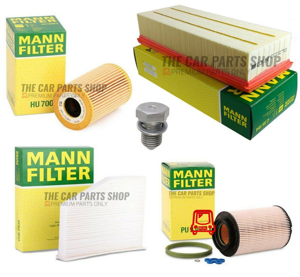 FITS SKODA YETI 2.0 TDI 10-15 11.2010 - 05.2015  MANN SERVICE FILTERS