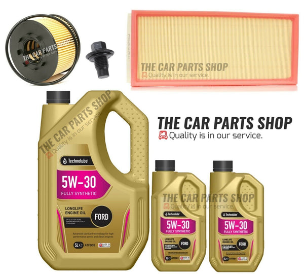 TO FIT FORD MONDEO MK3 2.2 TDCI 00-07 SERVICE KIT OIL AIR FILTER + 7L 5W-30 OIL