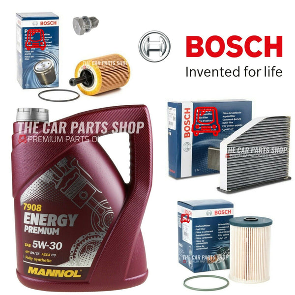 FOR VW GOLF MK5 GT TDI BOSCH SERVICE KIT (WITHOUT AN AIR FILTER)