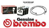 FOR BMW 320i 2.0 MSPORT F30 REAR AXLE BREMBO PADS AND NEW REAR SENSOR
