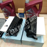 FOR MERCEDES C-CLASS C350 CDI AMG SPORT BOSCH SERVICE KIT 10L OIL 3 FILTERS NEW