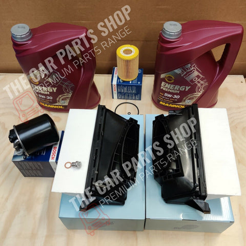 FOR MERCEDES C-CLASS C350 CDI AMG BOSCH SERVICE KIT BOSCH AIR OIL FUEL + 10L OIL