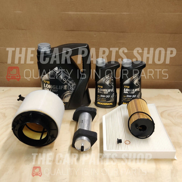 FULL SERVICE KIT FOR AUDI A4 2.7 DIESEL 2007-2016 ALL FILTERS AND 7L LONGLIFE