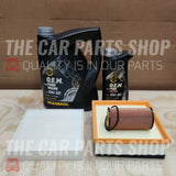 FOR VOLVO C70 MK2 2.5 2007-2013 SERVICE KIT 6L OIL & 3 NEW FILTERS OIL AIR CABIN