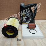 SERVICE KIT FOR FORD FOCUS 1.6 TDCI MK2 5L 5W30 MOTOR OIL & CABIN OIL AIR PLUG