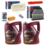 BOSCH SERVICE KIT FOR MERCEDES E250 2.2 AVANTGARDE 10L OIL BOSCH AIR OIL CABIN