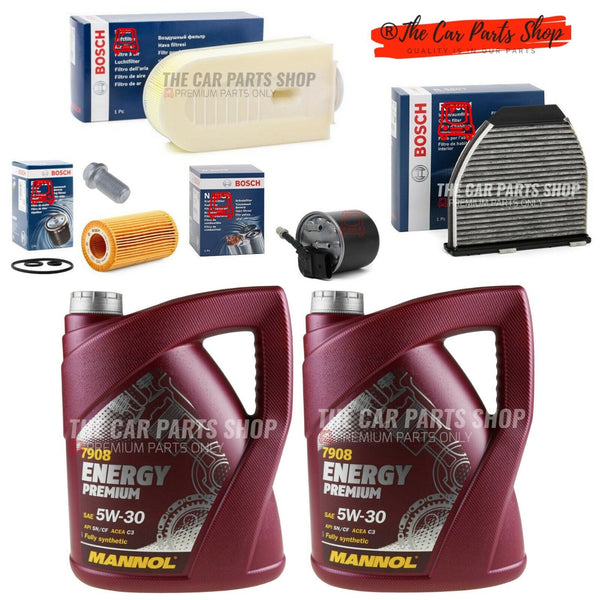 COMPLETE BOSCH SERVICE KIT FOR MERCEDES E250 2.2 AVANTGARDE (W212) FULL KIT