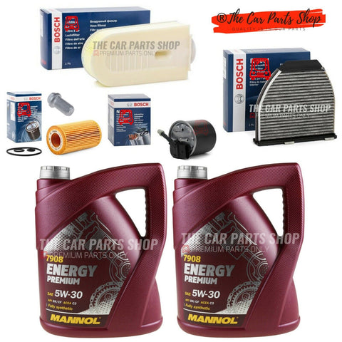 COMPLETE BOSCH SERVICE KIT FOR MERCEDES E250 2.2 AVANTGARDE (W212) FULL KIT