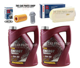 FOR MERCEDES E250 2.2 AVANTGARDE 10L 5W30 OIL AND OIL AIR FILTER BOSCH & PLUG