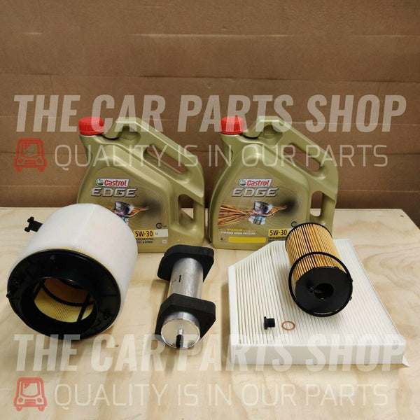 CASTROL EDGE SERVICE PACKAGE FITS AUDI Q5 3.0 TDI 2013> BRAND BEW