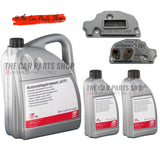 FOR VW GOLF MK5 6 SPEED AUTO TRANSMISSION OIL CHANGE KIT 7L ATF FLUID & FILTER