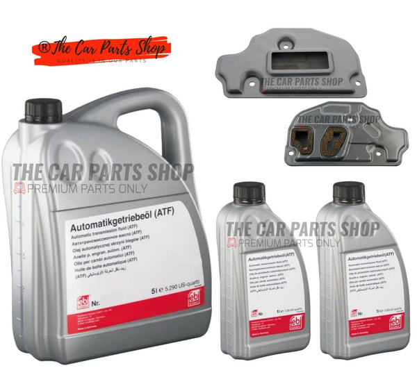 FOR VW GOLF MK5 6 SPEED AUTO TRANSMISSION OIL CHANGE KIT 7L ATF FLUID & FILTER