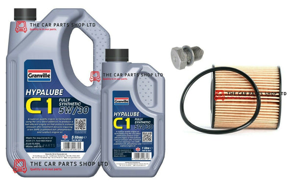 FOR LAND ROVER EVOQUE 2011> SERVICE KIT 6L C1 5W30 OIL & OIL FILTER SUMP PLUG