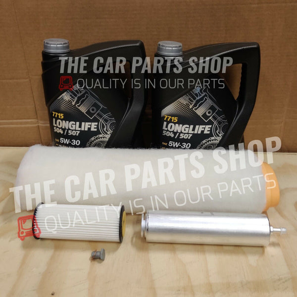 FOR BMW 330D DIESEL E90 E91 E92 SERVICE KIT AIR OIL FUEL FILTER + 10L LL04 5W30