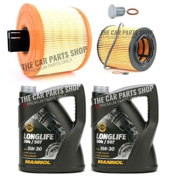 FITS BMW 325 MSPORT 3.0 E93 SERVICE KIT 10L LL04 5W30 & OIL AIR FILTER SUMP PLUG