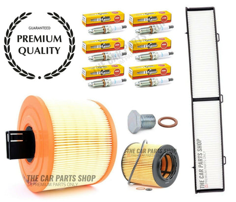 FOR BMW 325 3.0 PETROL E93 FULL SERVICE FILTER KIT NGK PLUGS - ALL FILTER & PLUG