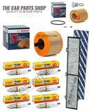FOR BMW 325 MSPORT 3.0 E93 FULL BOSCH FILTER SERVICE KIT WITH NEW 6 NGK PLUGS
