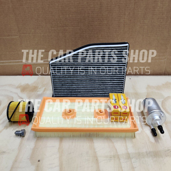 SERVICE FILTER KIT FOR VW GOLF 1.6 FSI PETROL MK5 - WITH 4 X NGK SPARK PLUGS