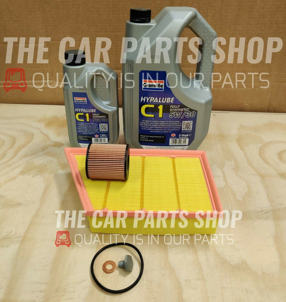 Service kit for Range Rover Evoque 2.2 Diesel L538 11-19 6L Oil & Air Oil Filter
