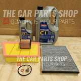 Service kit for Range Rover Evoque 2.2 L538 11-19 Cabin Oil Air & 6L C-1 Oil