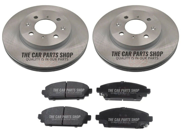 FRONT BRAKE DISCS 260MM AND FRONT PADS FOR HONDA CIVIC SE I-CDTI (EU97)