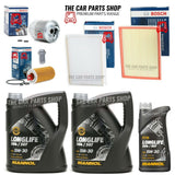 TO FIT MERCEDES SPRINTER 906 313 CDI 2.1 COMPLETE BOSCH SERVICE KIT + 11L 5W30
