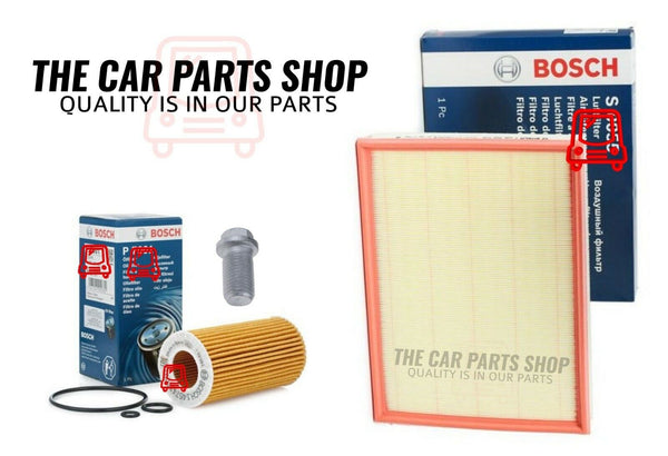 BOSCH AIR FILTER & BOSCH OIL FILTER TO FIT MERCEDES SPRINTER 906 313 CDI + PLUG