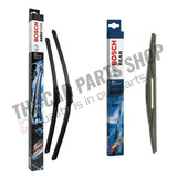 FRONT AND REAR BOSCH WIPER BLADES FOR HONDA JAZZ 1.4 PETROL BRAND NEW