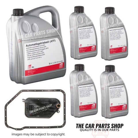 GEARBOX SERVICE KIT FOR AUDI A4 2.5 MK2 5-SPEED GEARBOX 9L FLUID & FILTER KIT OE