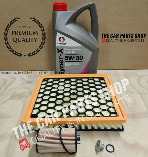 FOR VAUXHALL INSIGNIA 1.4 PETROL SERVICE KIT WITH 5 L COMMA LSPI 5W30 OIL