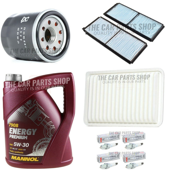 COMPLETE SERVICE KIT FOR MAZDA 2 1.3 PETROL 2010-2015 + NGK IRIDIUM PLUGS